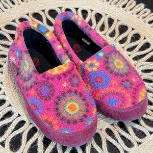 Acorn Multicolor Wool Slippers